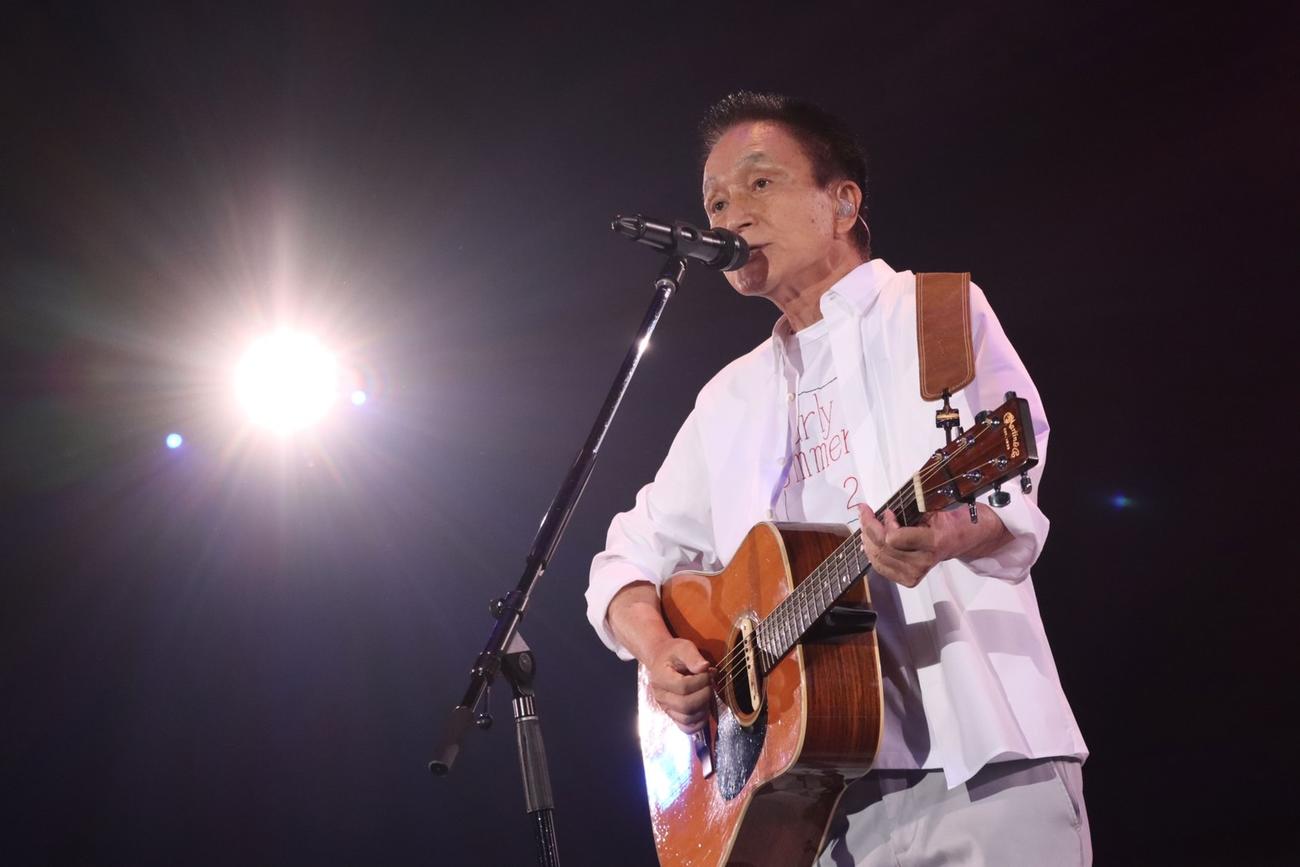 ツアーファイナルを行った小田和正(岩佐篤樹氏撮影)