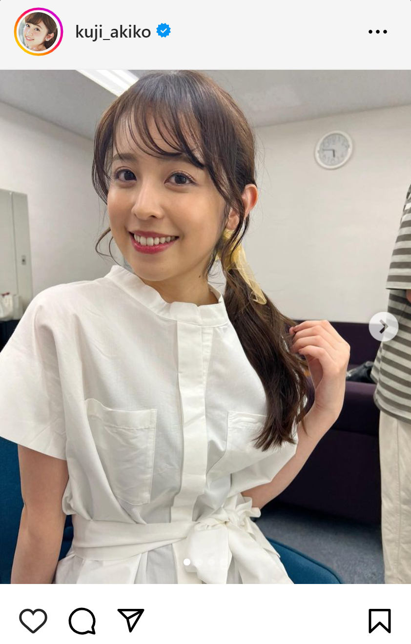 久慈暁子のインスタグラムから