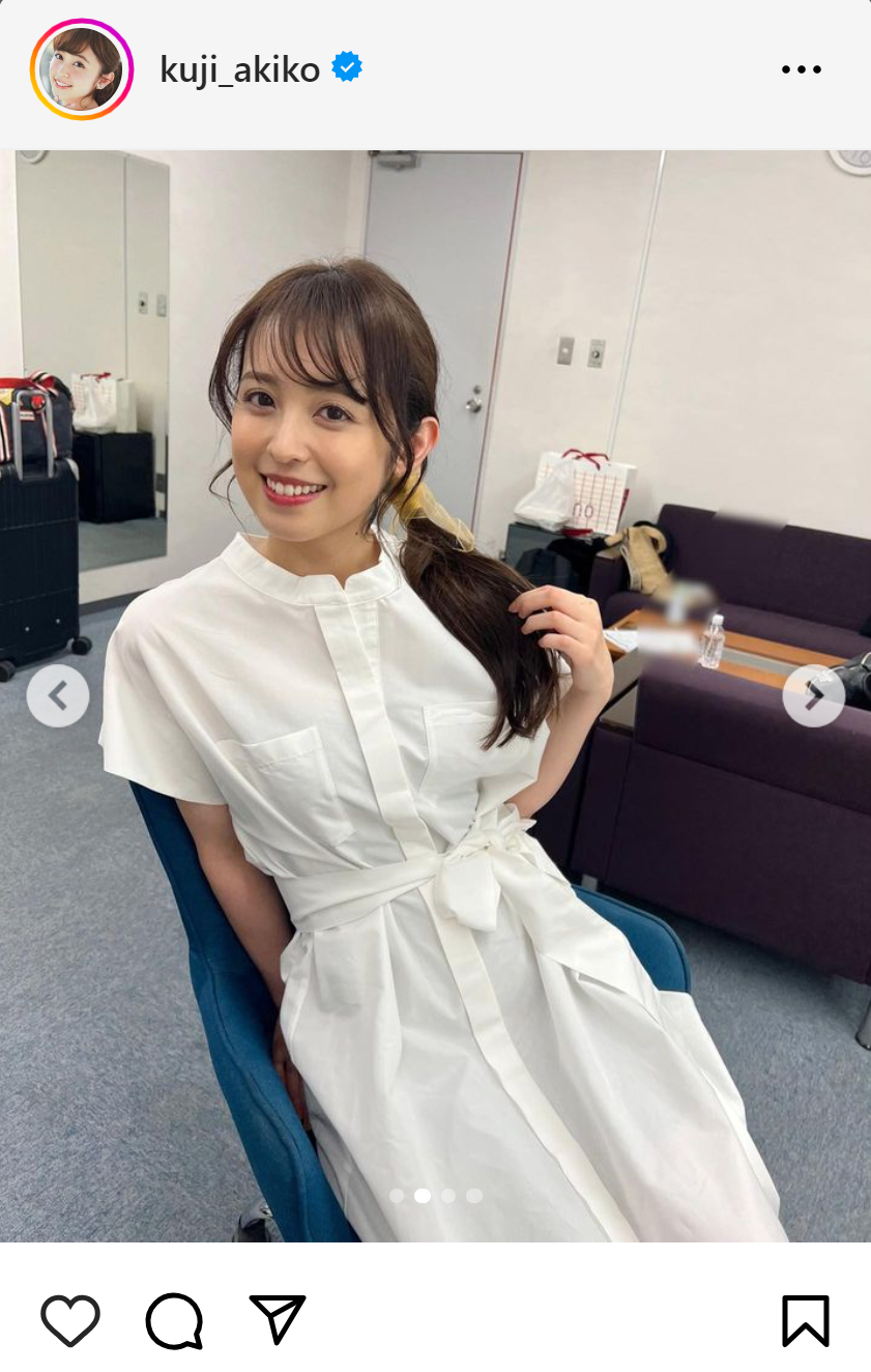 久慈暁子のインスタグラムから