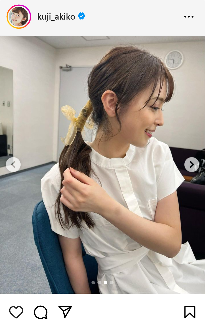 久慈暁子のインスタグラムから