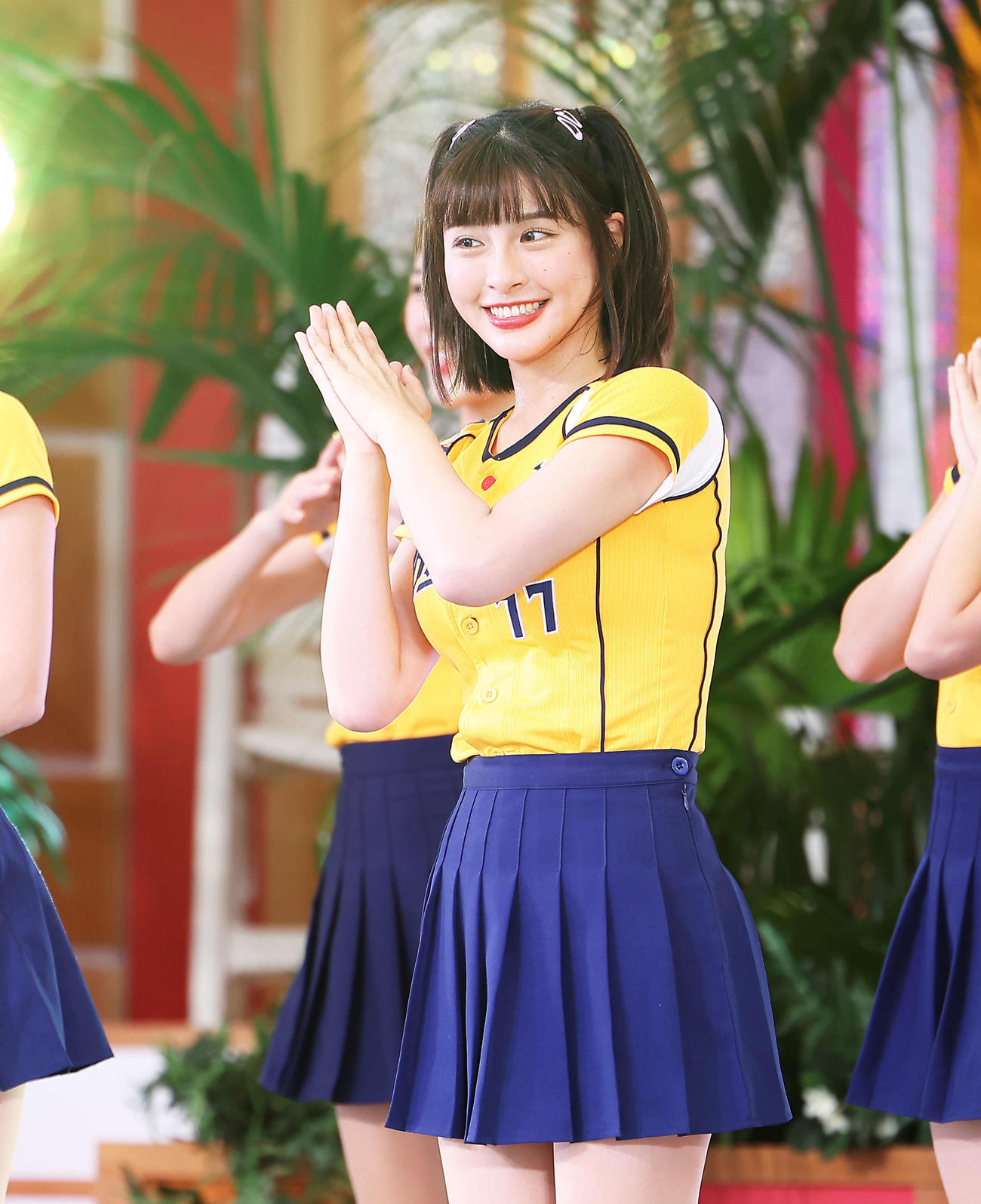 「お台場冒険王2023 SUMMER SPLASH！」でパフォーマンスするパッションシスターズのチュンチュン（撮影・河田真司）
