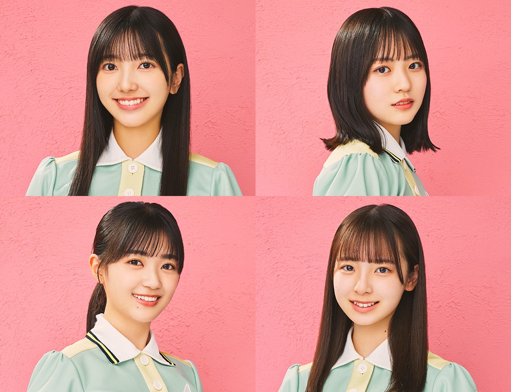 （左上から時計回りに）小西夏菜実、正源司陽子、渡辺莉奈、平尾帆夏