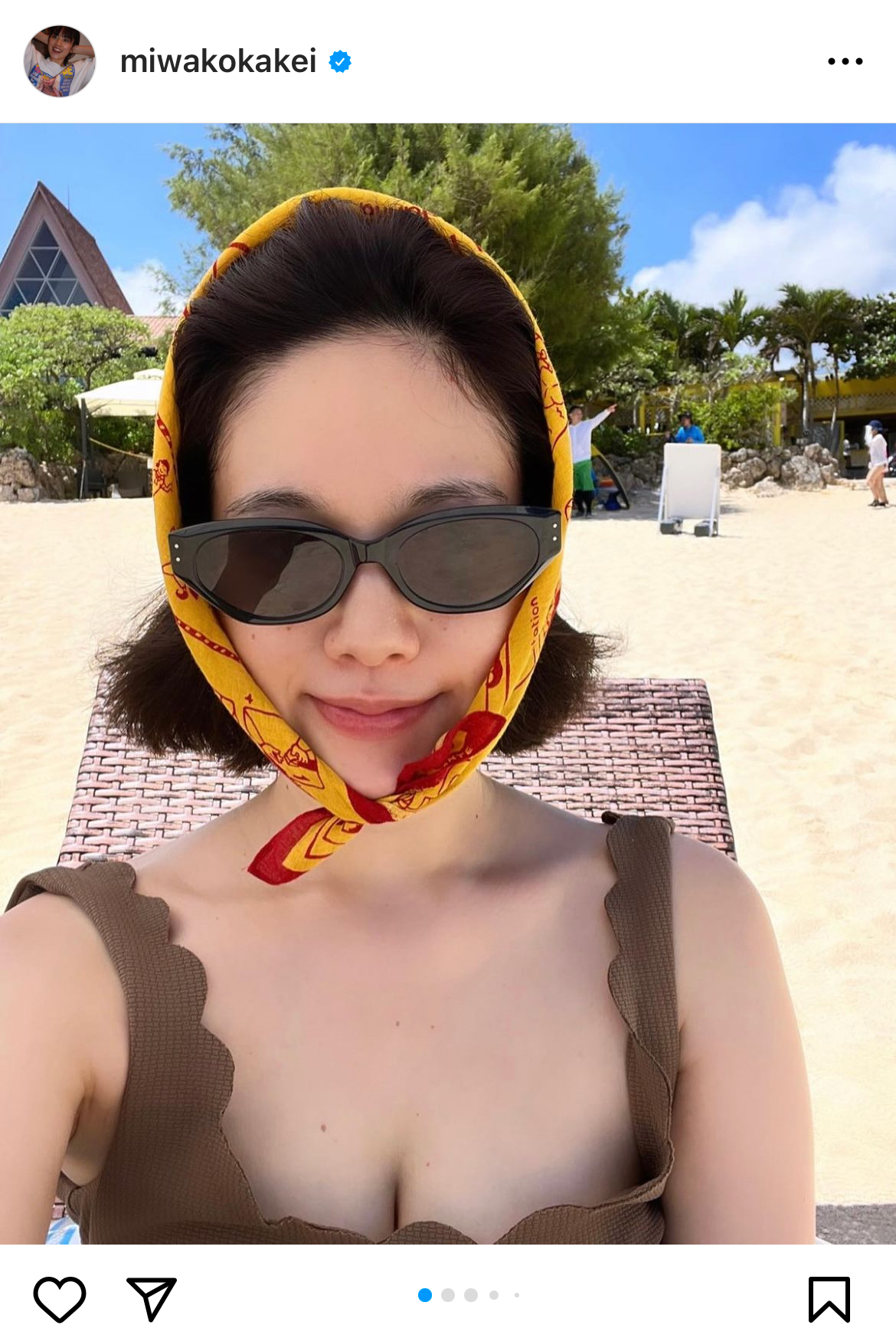 筧美和子のインスタグラムから