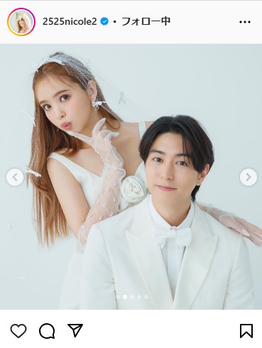 藤田ニコルのインスタグラムから