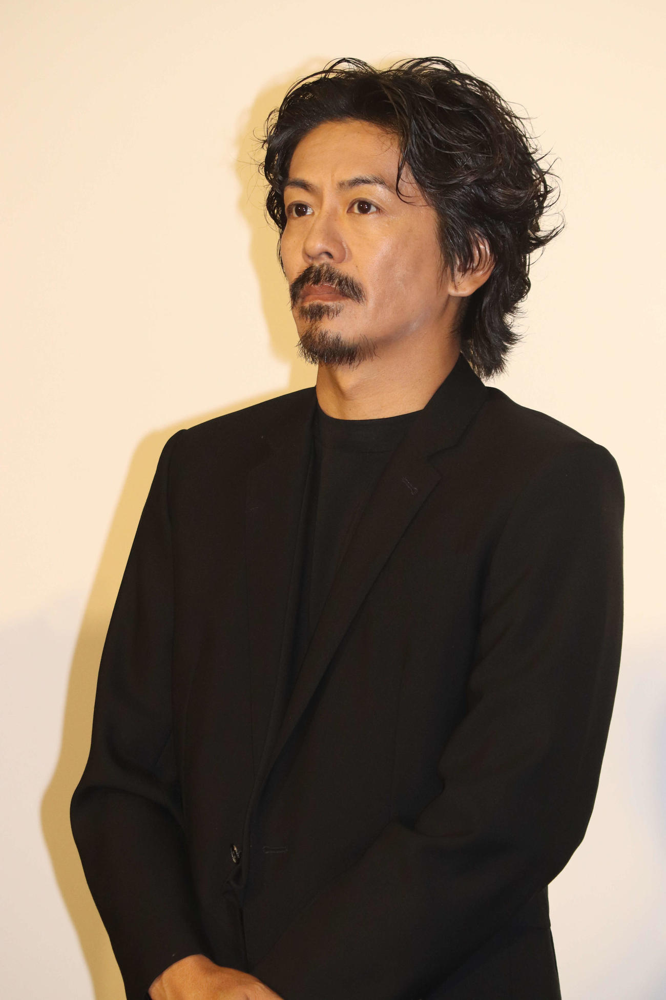 NHKスペシャル「アナウンサーたちの戦争」取材会に出席した森田剛（撮影・加藤理沙）