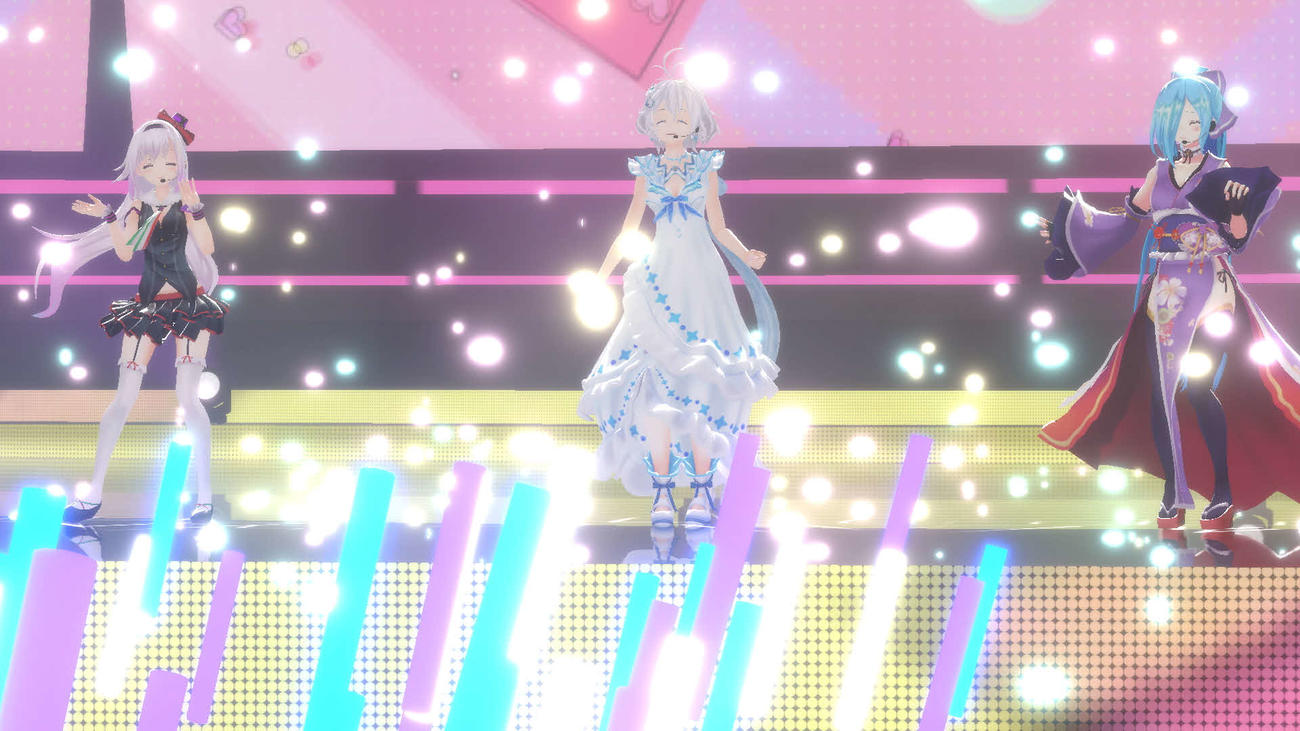 バーチャル公演「バズリズム　ライブV 23」の一場面