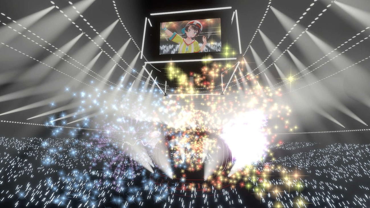 バーチャル公演「バズリズム　ライブV 23」の一場面