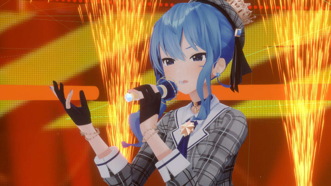 バーチャル公演「バズリズム　ライブV 23」で歌う星街すいせい