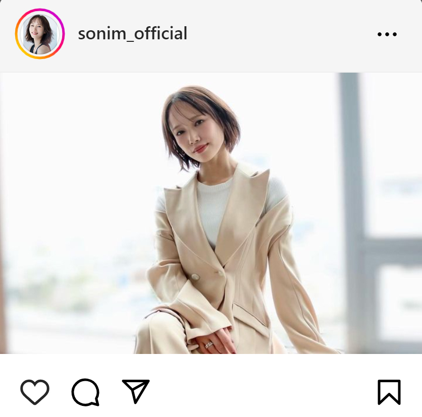 ソニンのインスタグラムから