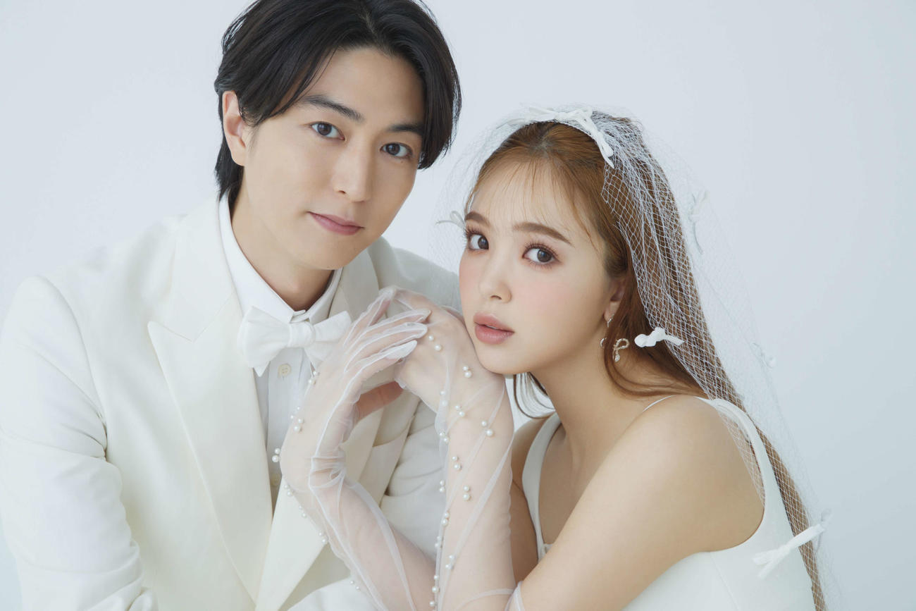 4日に結婚を発表した稲葉友と藤田ニコル