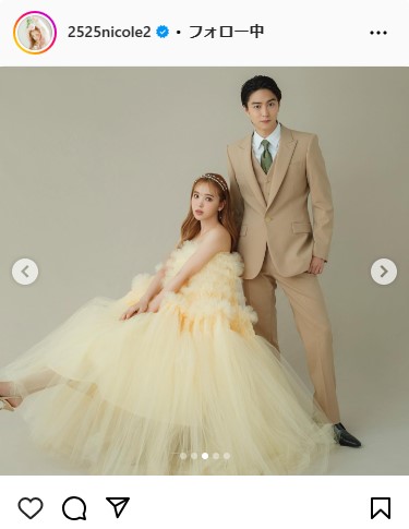藤田ニコルのインスタグラムから