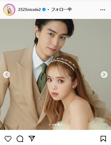 藤田ニコルのインスタグラムから
