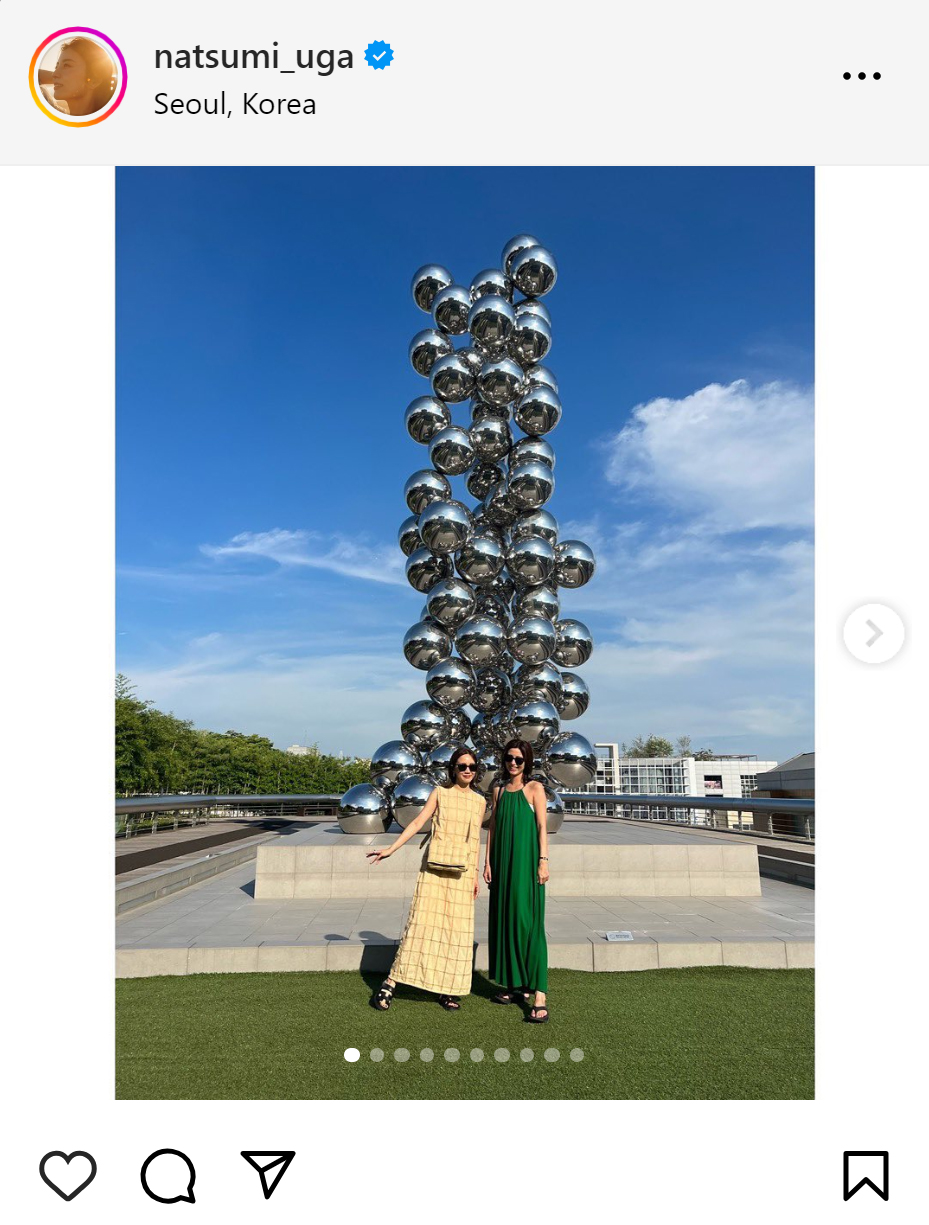 宇賀なつみアナのインスタグラムから