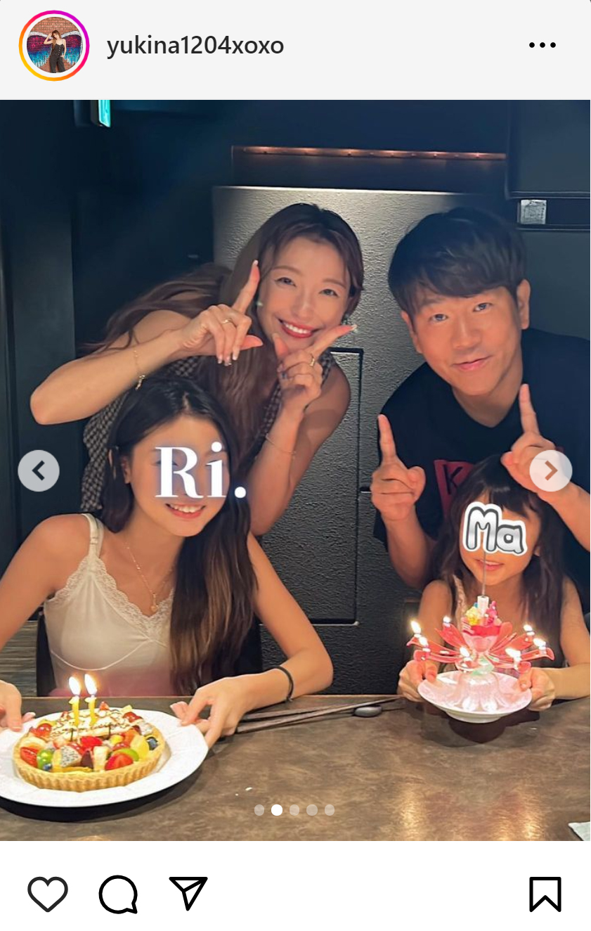 木下優樹菜のインスタグラムから