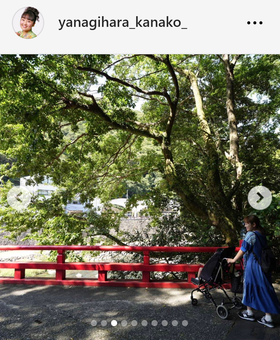 柳原可奈子のインスタグラムから