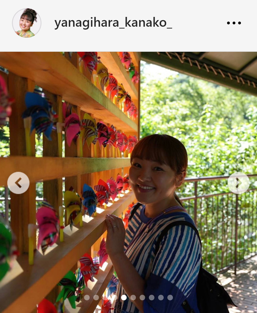 柳原可奈子のインスタグラムから