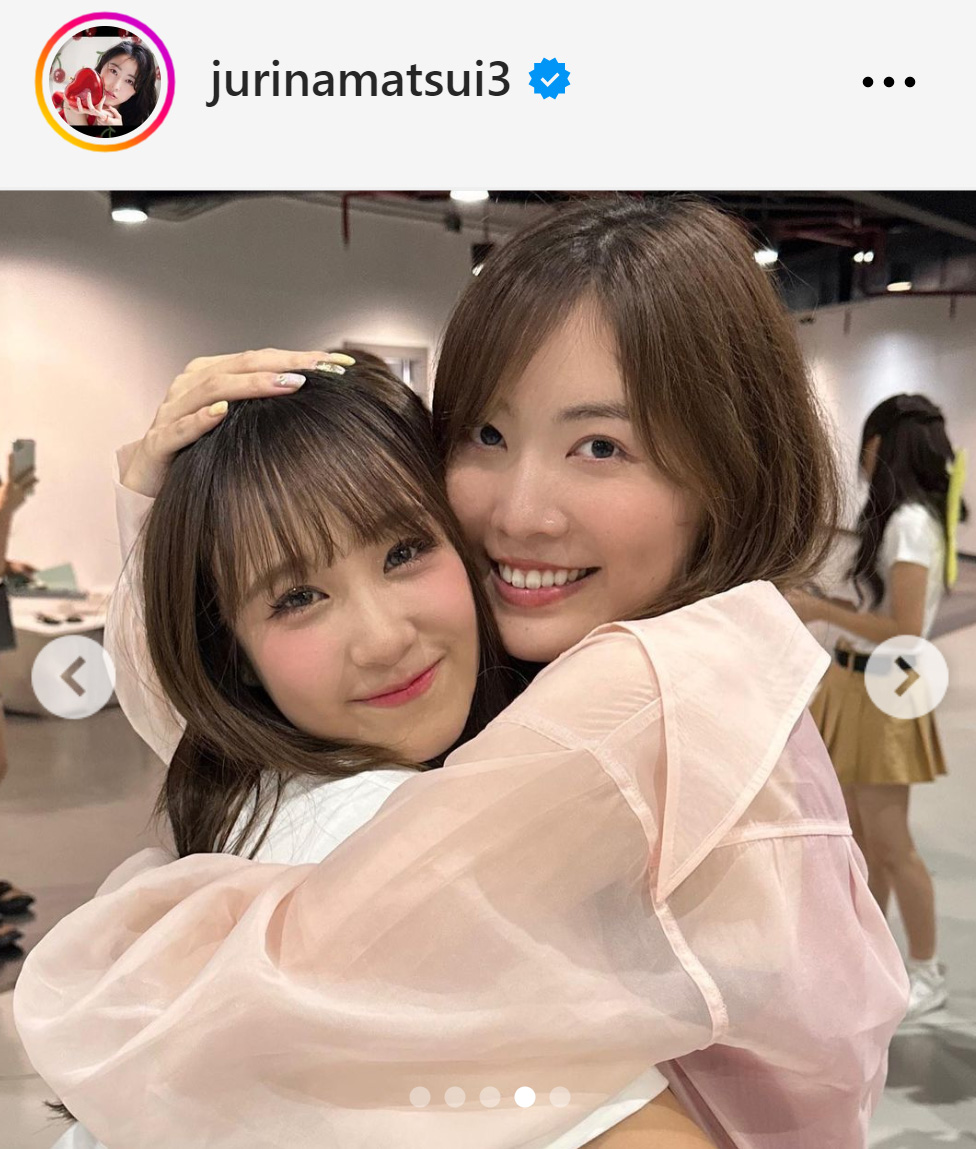 松井珠理奈のインスタグラムから