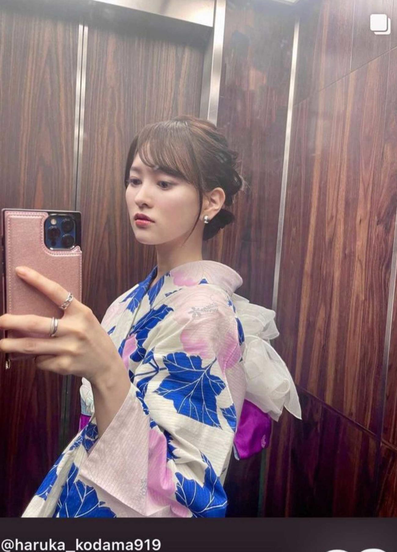 兒玉遥のインスタグラムから