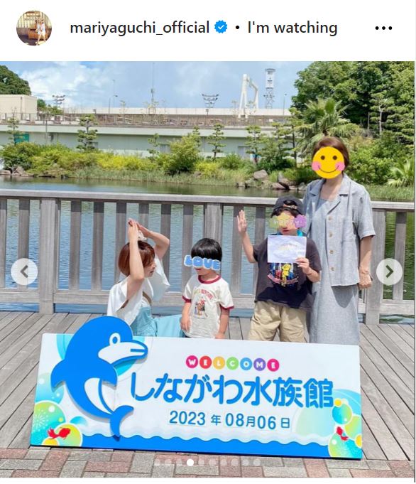 矢口真里のインスタグラムから