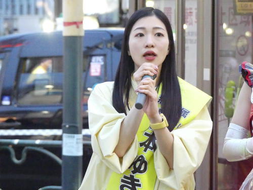 渋谷区議の橋本ゆき氏(23年4月19日撮影)