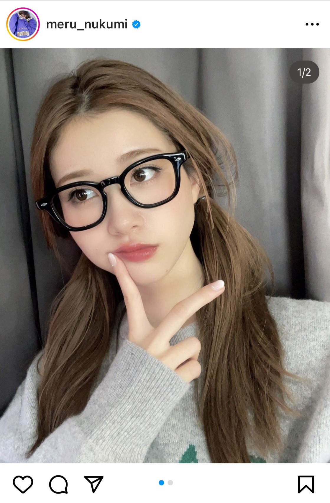 生見愛瑠のインスタグラムから
