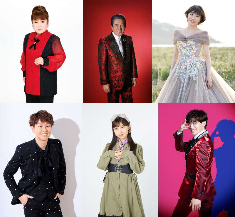 BSテレ東「武田鉄矢の昭和は輝いていた」放送10周年記念コンサートに出演するアーティストたち
