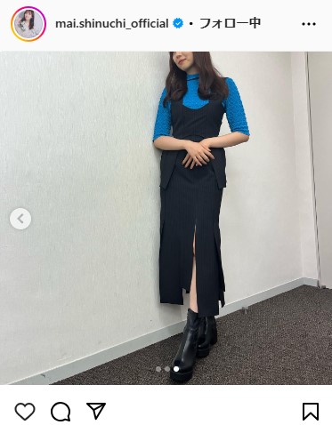 新内眞衣のインスタグラムから