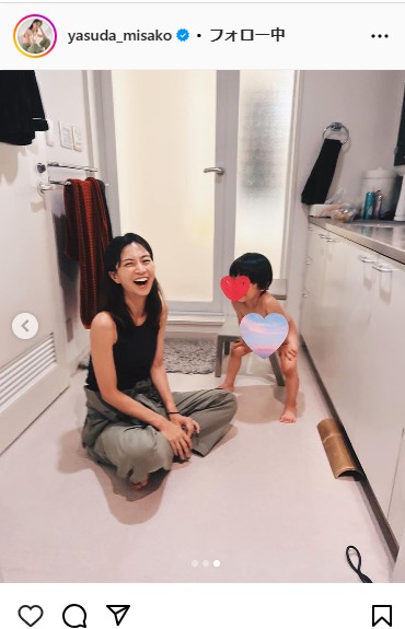 安田美沙子のインスタグラムから