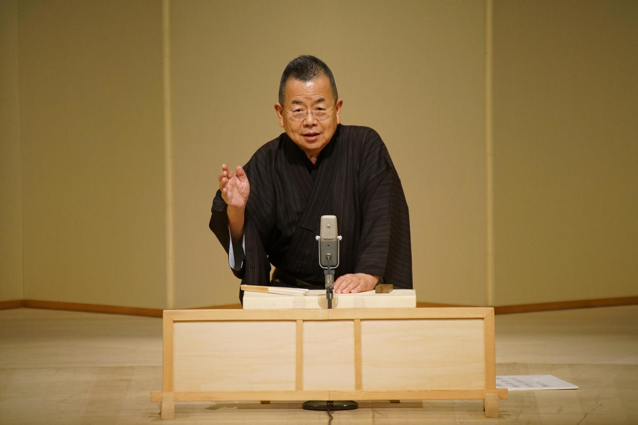 独演会を行った桂文珍