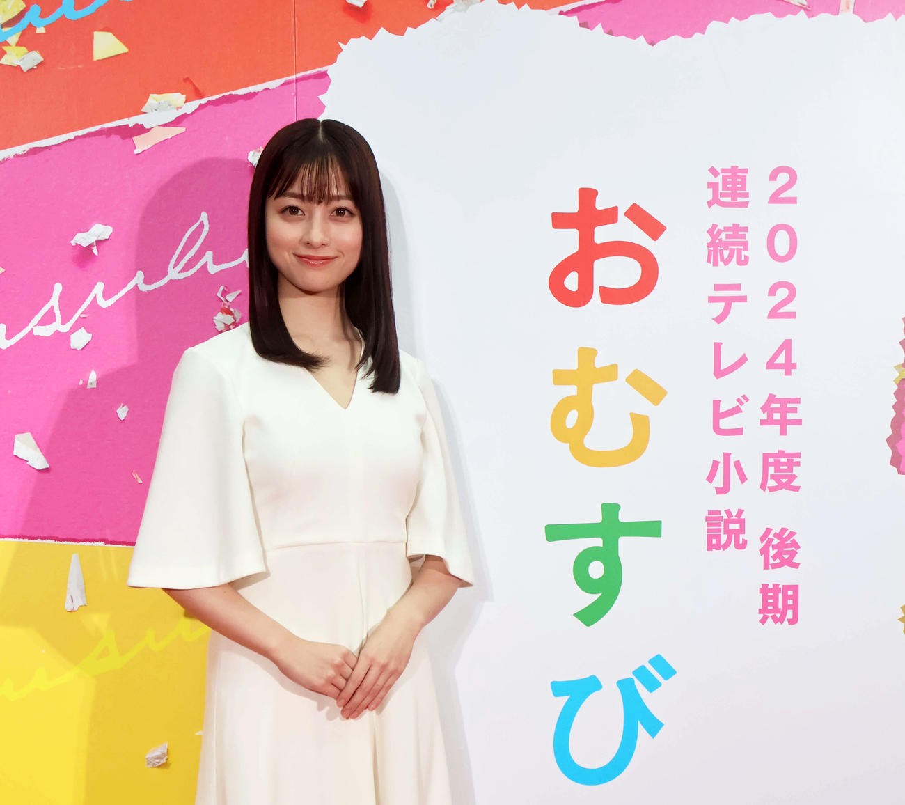来年度後期朝ドラのヒロイン、橋本環奈が会見（撮影・村上久美子）