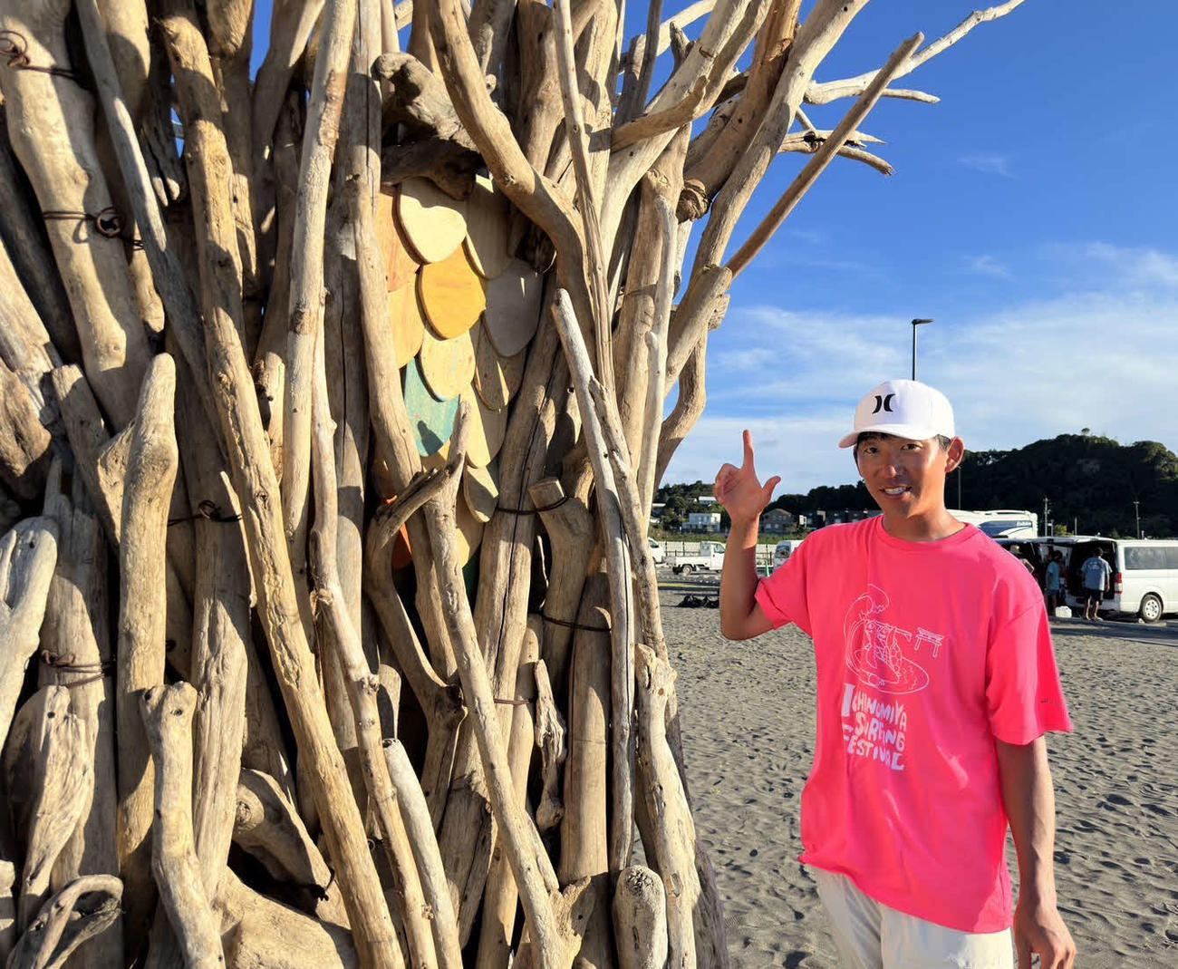 「千葉県誕生150周年記念　ICHINOMIYA SURFING FESTIVAL」の統括責任者を務めた中村修梧氏