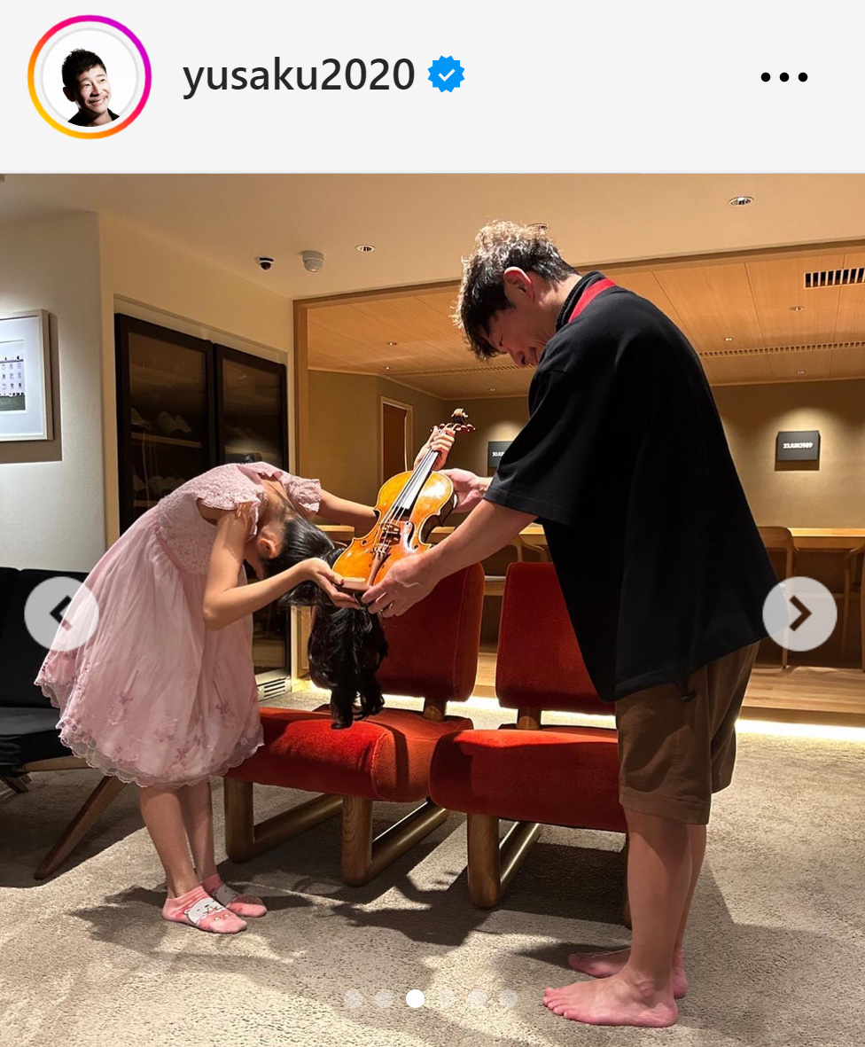 前澤友作氏のインスタグラムから