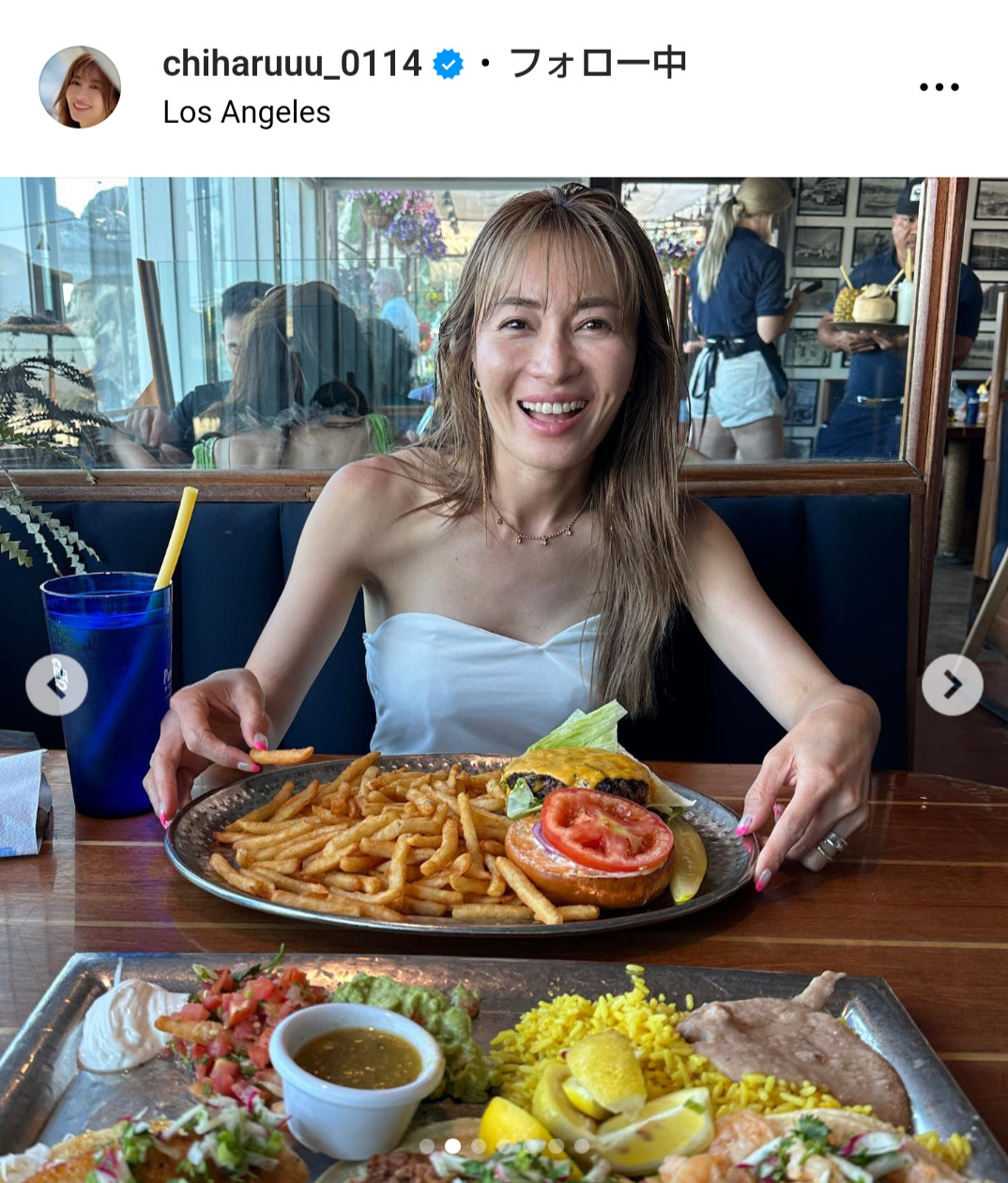 新山千春のインスタグラムから