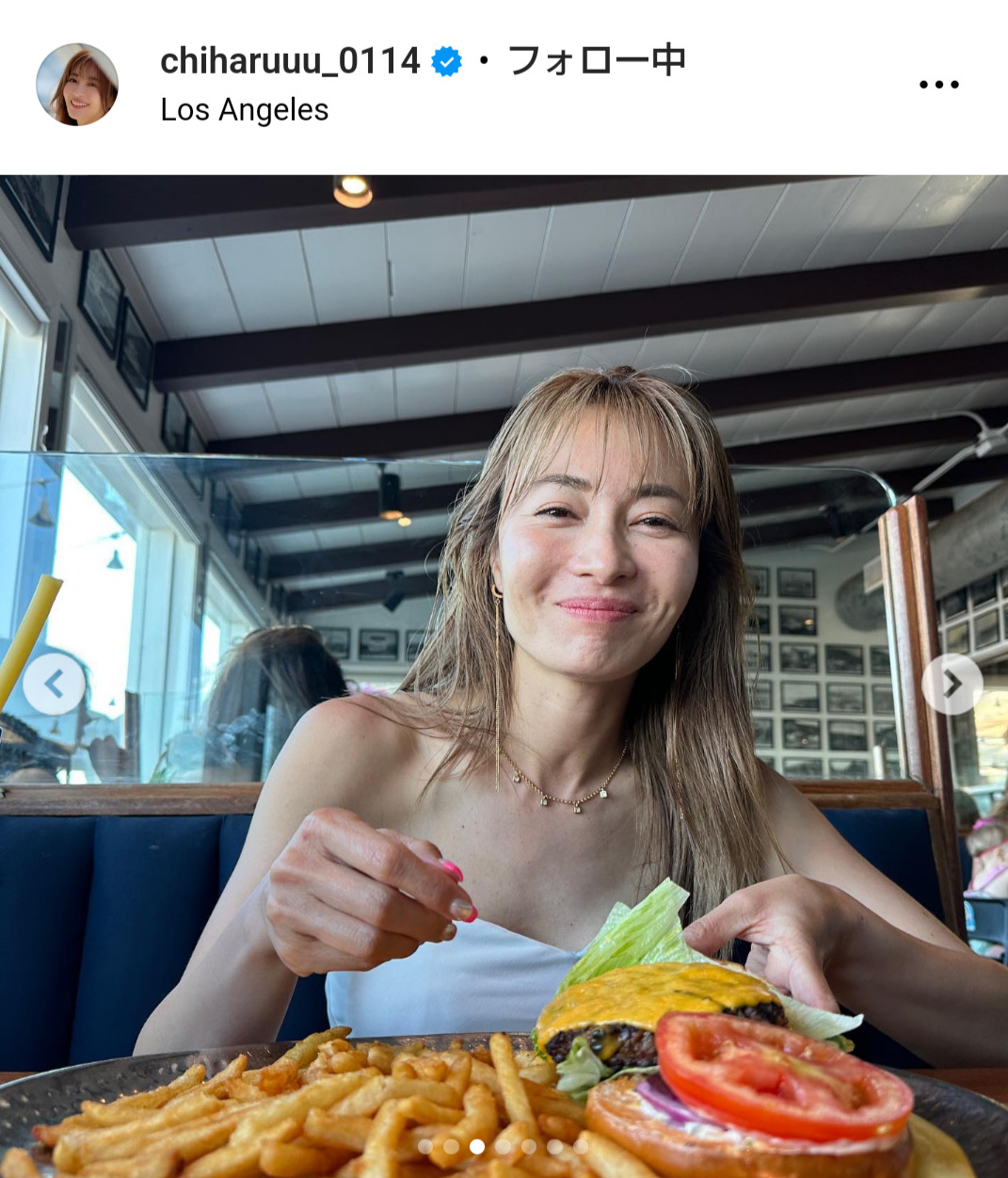 新山千春のインスタグラムから