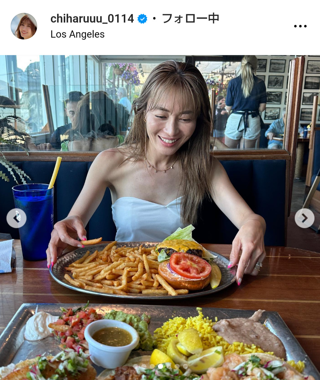 新山千春のインスタグラムから