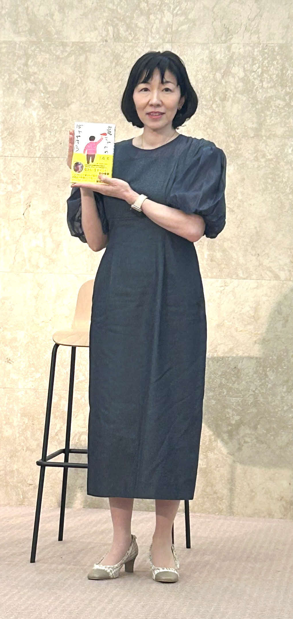 著書「竜ちゃんのばかやろう」発売記念会見に登壇した広川ひかる（撮影・松尾幸之介）