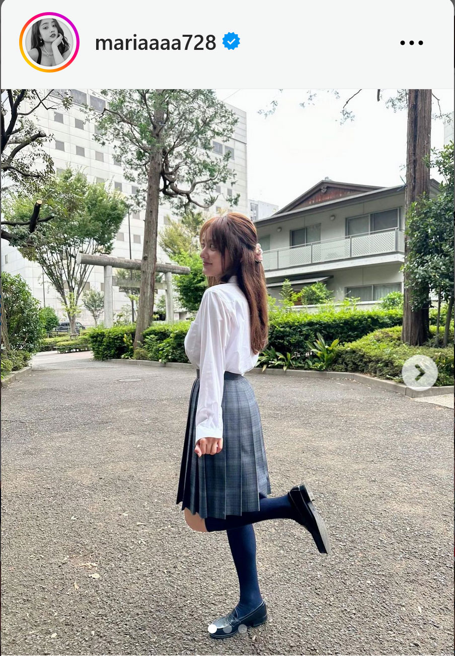 谷まりあのインスタグラムから