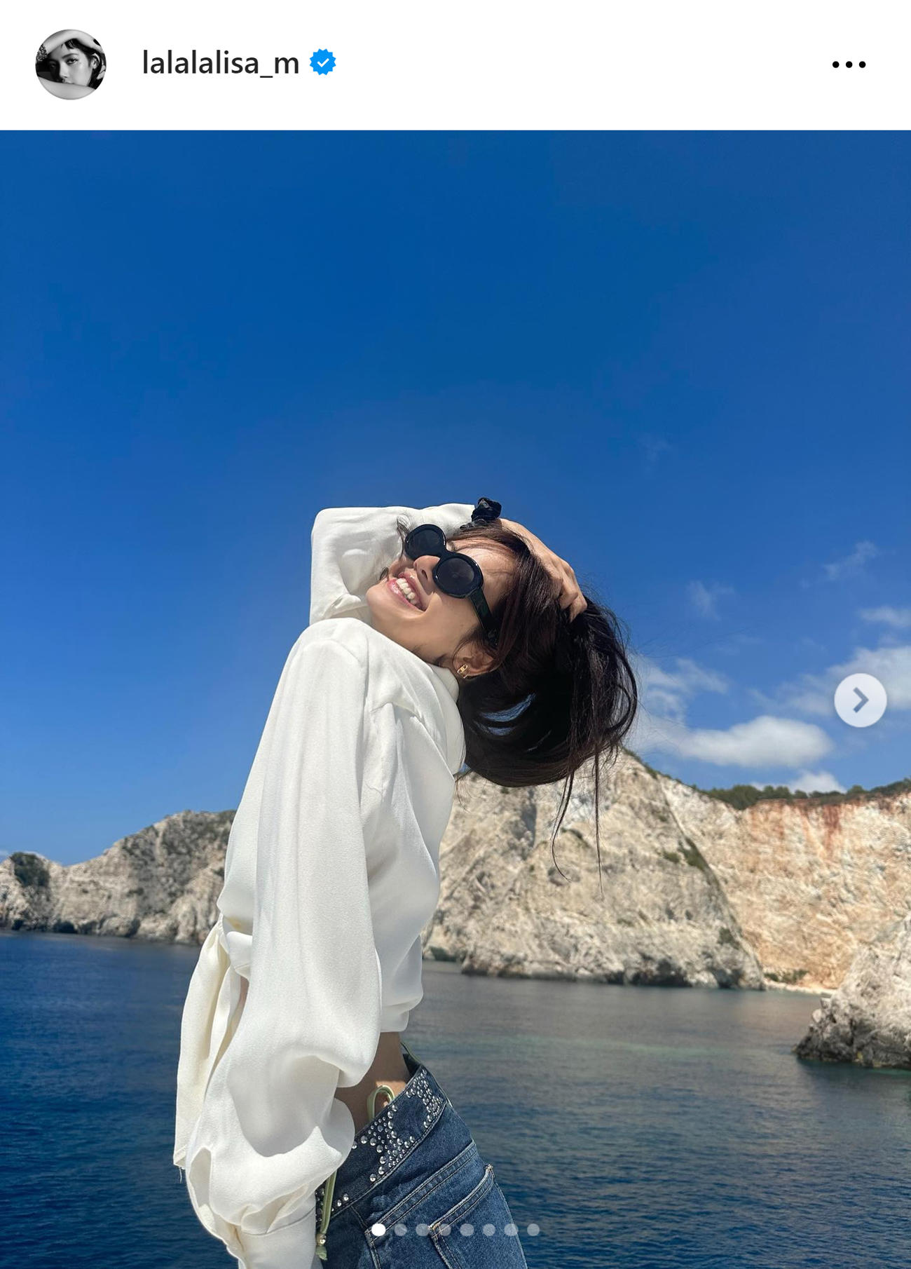 BLACKPINK・LISAのインスタグラムから