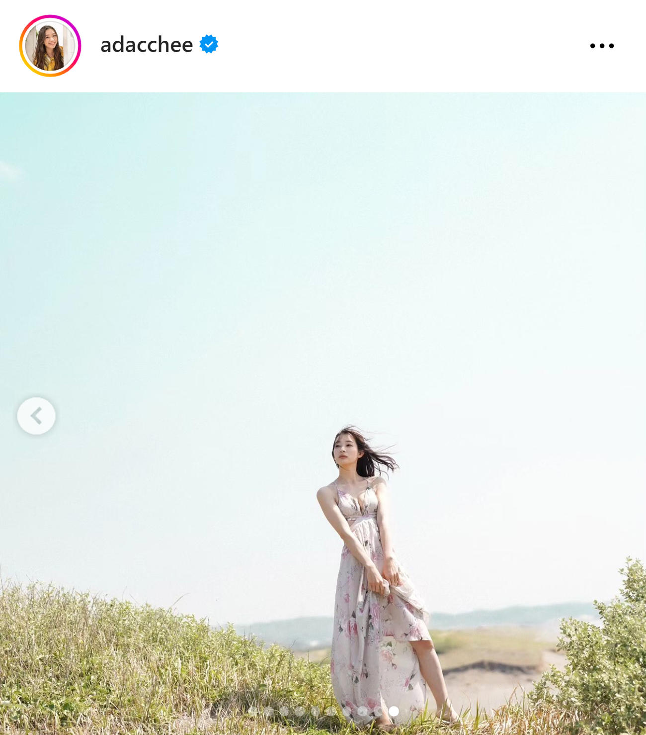 足立梨花のインスタグラムから