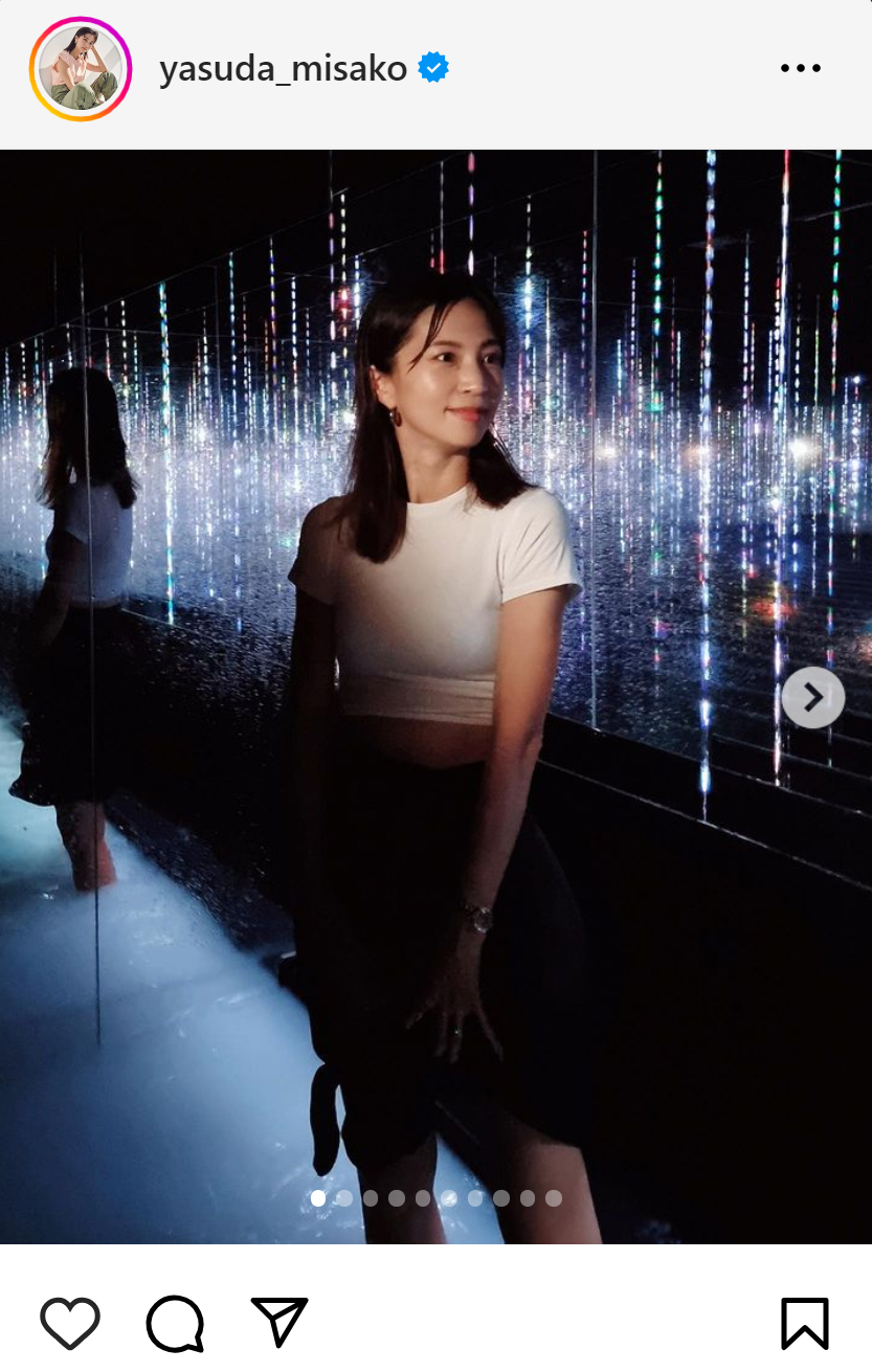 安田美沙子のインスタグラムから