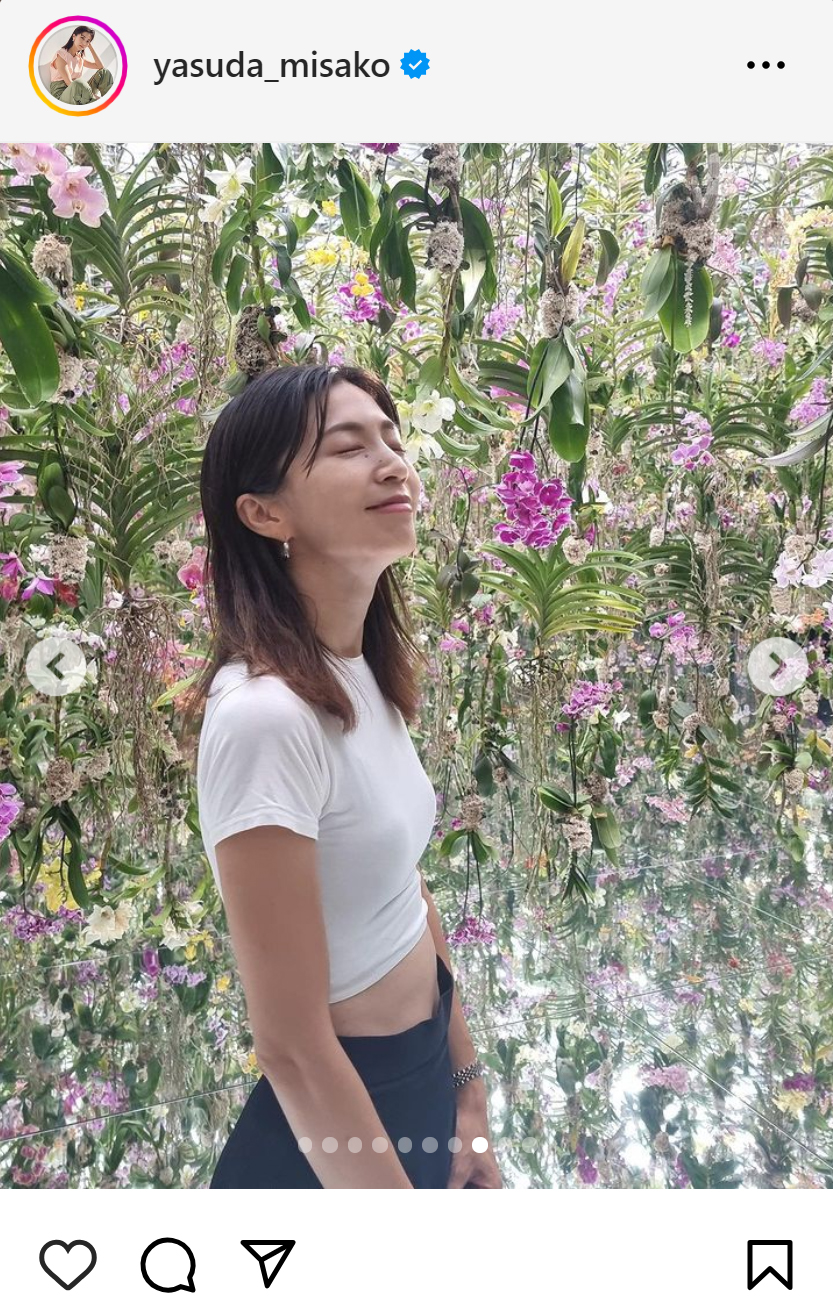 安田美沙子のインスタグラムから