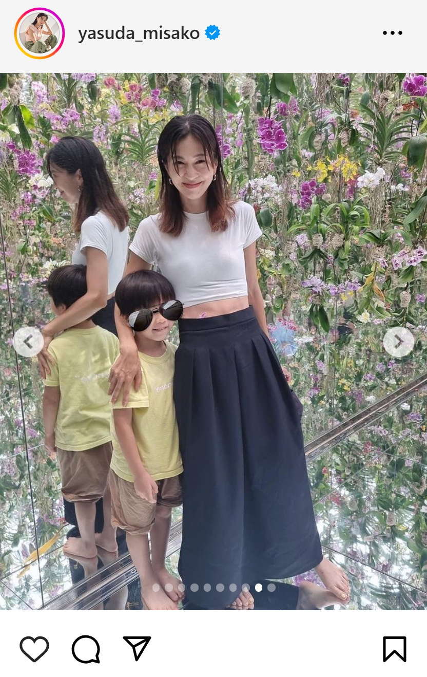 安田美沙子のインスタグラムから