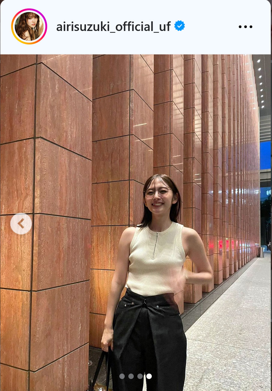 鈴木愛理のインスタグラムから