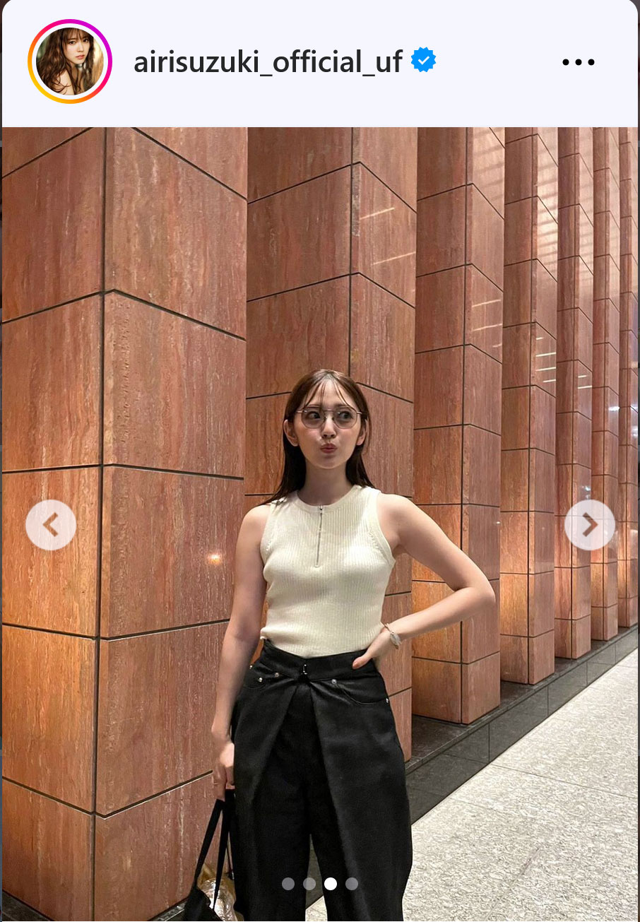 鈴木愛理のインスタグラムから