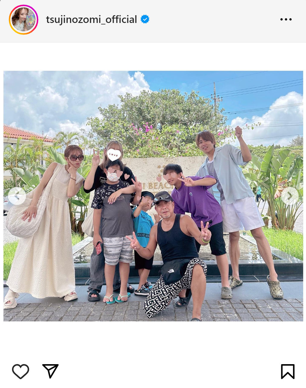 辻希美のインスタグラムから