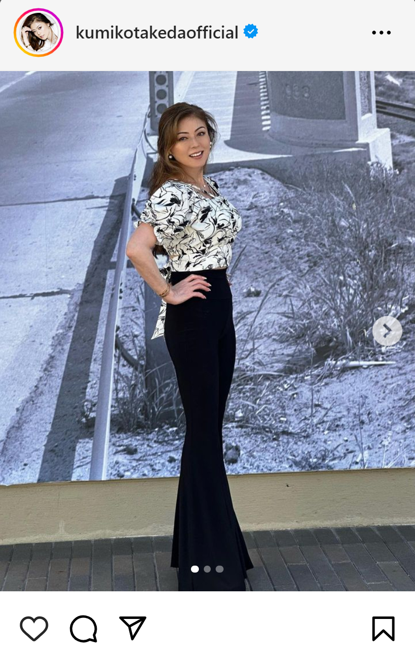 武田久美子のインスタグラムから