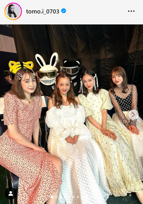 板野友美のインスタグラムから