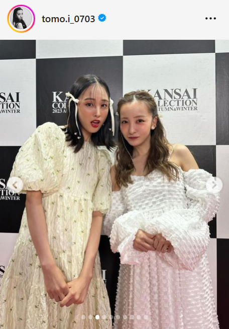 板野友美のインスタグラムから