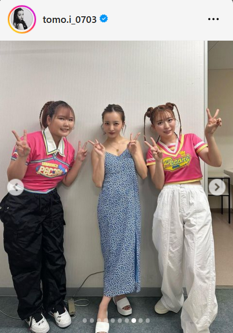 板野友美のインスタグラムから