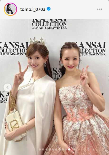 板野友美のインスタグラムから